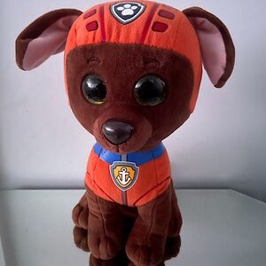 PAW PATROL ZUMA dog stuffed animal Medium Size EUC